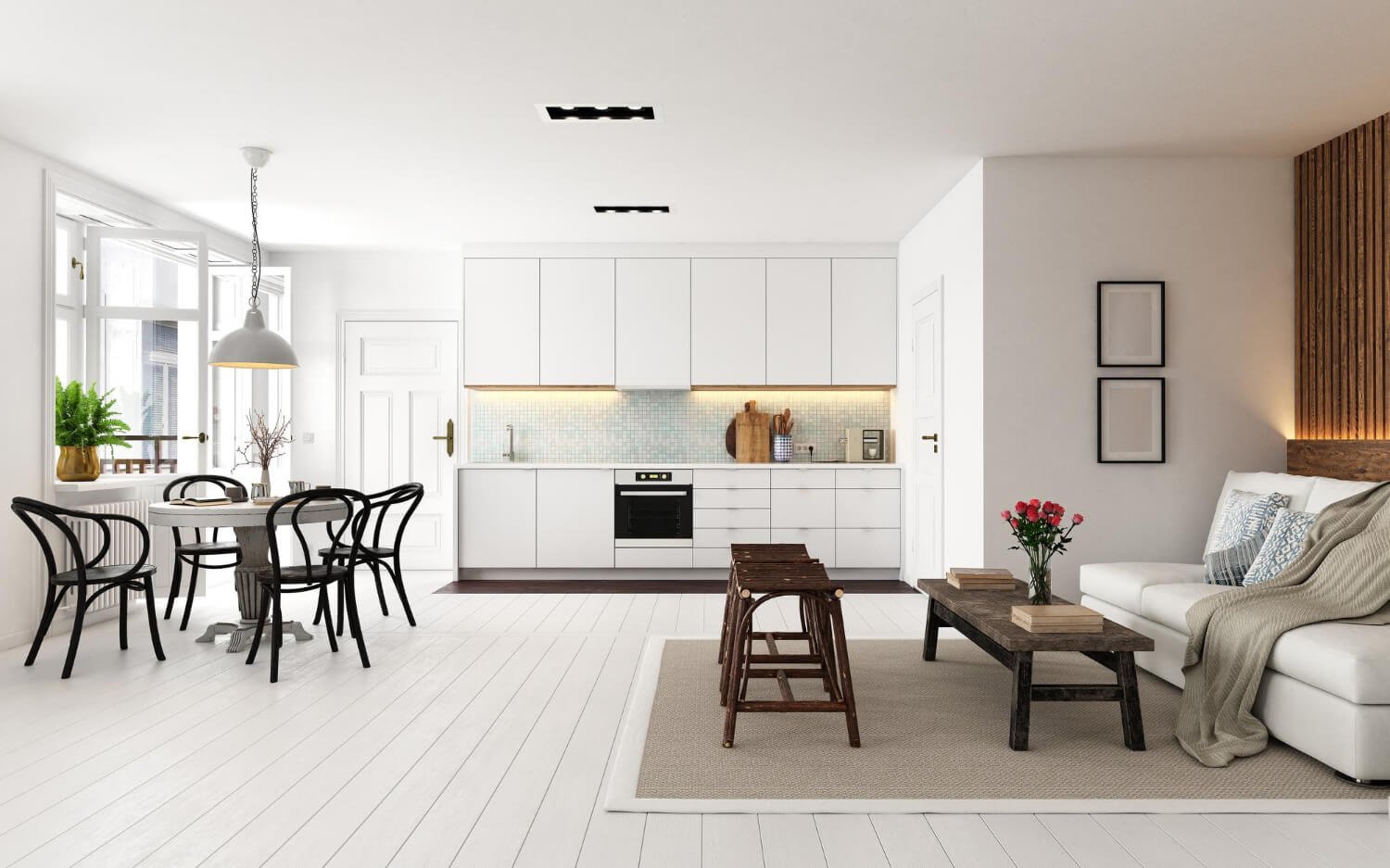 סלון, מטבח ופינת אוכל: איך יוצרים חלל משותף שעובד באמת